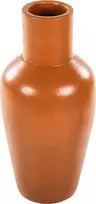 Beliani Dekoratyvinė terakotinė vaza 37 cm oranžinė KARFI Lumarko!