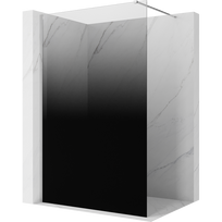 Mexen Kioto Dušo sienelė Walk-in 110 x 200 cm, ombre juoda 8 mm, chromas - 800-110-101-01-76
