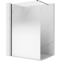 Mexen Kioto Dušo sienelė Walk-in 70 x 200 cm, baltas ombre 8 mm, juodas - 800-070-101-70-86
