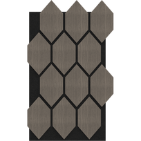 Mexen Lam-B sienos lamelės 275 x 30 cm, HDF plokštė 4 mm, techninis faneruotas fanera, Smėlio ąžuolas - S100-275307-3015-001
