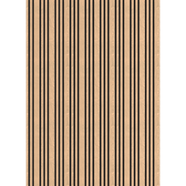 Mexen Lam-F akustinės sienų juostos 275 x 30 cm, 8 mm veltinis, technologinis faneris, Auksinis ąžuolas - S105-275307-3015-003