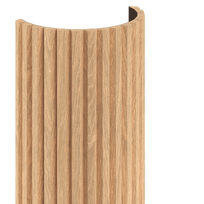 Mexen Lam-B sienos lamelės 275 x 30 cm, HDF plokštė 4 mm, techninis faneruotas fanera, Smėlio ąžuolas - S100-275307-3015-001
