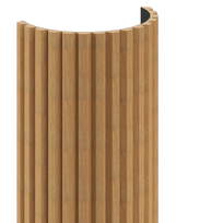Mexen Lam-B sienos lamelės 275 x 30 cm, HDF plokštė 4 mm, techninis faneruotas fanera, Smėlio ąžuolas - S100-275307-3015-001