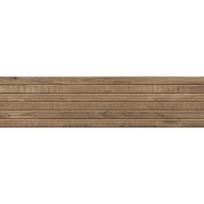 Mexen Western Wood Natūrali glazūruotos rektifikuotos G1 plytelės medžio imitacijos sienų pavyzdys, matinė - TL702-53-S