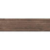 Mexen Western Wood Choco glazūruoto rektifikuoto porceliano keramikos plytelės pavyzdys, medžio imitacijos sieninė, matinė
