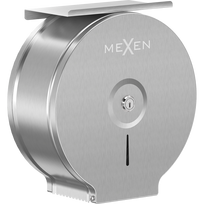 Mexen Spira-U+ tualetinio popieriaus laikiklis su lentyna telefonui, inox - 70K541-01