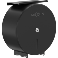 Mexen Spira-H+ tualetinio popieriaus laikiklis su lentyna telefonui, juoda matinė - 70K561-70