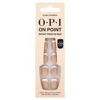 OPI, On Point Momentiniai priklijuojami manikiūrai, Trumpas ilgis, Prancūzų kalba, 27 dalių rinkinys