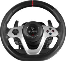 Sven Steering wheel SVEN GC-W1000 (pedals, gearbox, force feedback, D-pad, 17 bt, XB1/P4/PC/X-D-Inpu)