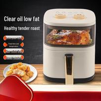 2025 Top-Selling Multi-functional Electric Air Fryer & Oven gray