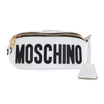 Moschino Romėnų kareivis meškiukas odinis PU juosmens krepšys Moteriški krepšiai Baltas 7-T7718-8210-1001 Basic Set (Bag+Dust Bag)