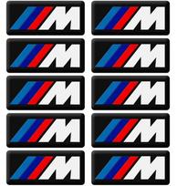 BMW M 10 vnt. Automobilio aksesuarai Automobilio interjero lipdukas Automobilio vairo lipdukas BMW M lipdukas X1 X3 X4 X5 X6 X7 e46 e90 f20 e juoda