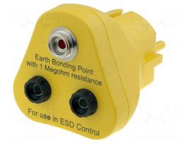 Earthing plug | ESD | 1MΩ