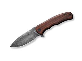 CIVIVI Mini Praxis Knife with Damascus steel and Guibourtia handle