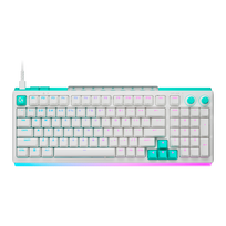 LOGITECH G512 X 98 Wired Gaming Keyboard - WHITE - US INT'L - USB - EMEA28i - 935 - TACTILE