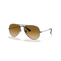 Ray-Ban Aviator Metal Large akiniai | Gunmetal - Light Brown Gradient