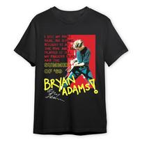 Vtg Bryan Adams Summer Of 69 Cotton Black All Size Unisex Shirt S