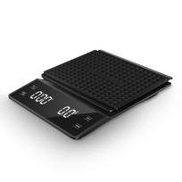 3kg/0.1g Kavos svarstyklės su laikmačiu Virtuvės įrankiai Skaitmeninės daugiafunkcinės svarstyklės Pour Over Drip Espresso svarstyklės LCD ekranas