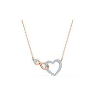 Swarovski Hyperbola Series Infinity Eternal Love Crystal Necklace Women's 5518865 auksas
