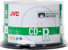 JVC CD-R 700MB 52X INKJET Baltas SPAUSDINTAS TORTAS*50 701715JCK0021