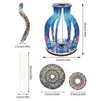 DIY Artistic Vase Diamond Painting Desktop Ornaments Kit Double Sided Drill for Adults Living Room Home Decor diamond painting