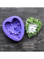 HX6F DIY UV Epoxy Resin Silicone Soap Face Mold for Handmade Making Tool Living Room Craft Transparent Supplie CN