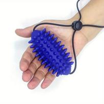 Grip Strengthener & Hand Massage Ball, Finger Exercise for Relaxation & Strength, Ideal for Gym Office Home Elderly mėlyna