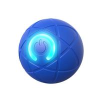 High Quality Smart Teasing Dog Ball Bite Resistant LED Dog Bouncing Toy Ball Boredom Relief Artifact Dog Interactive Toy Ball mėlyna