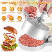 Burger Press with 100 Patty Paper Adjustable Thickness Non-Stick Hamburger Patty Maker Mold for Grilling Cooking Kitchen Tool about 4.33in