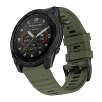 Silicone Sports Watch Strap for Garmin Tactix8 47/51MM Lightweight/Breathable/Soft Outdoor Watch Strap for 22/26mm Quick Fit 22mm Quick Fit