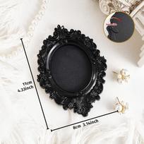 Hanging Mini Photo Frames Photographic Props Wall Space DIY Vintage Picture Frame Resin Baroque Ornate Decorative Frames
