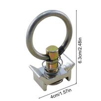 Aluminum L-shaped rail aviation guide heavy-duty L-shaped rail fastening system suitable for enclosed trailer trucks freight tru