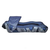 Inflatable Lounger Air Sofa Beach Bed With Pillow Couch Camping Chair Hammock With Sunshade for Hiking Travel Beach Park Picnics tamsiai mėlyna spalva