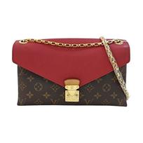 [Pre-Owned] Pallas Brown Coated Canvas Monogram Legend Crossbody Shoulder Bag With Gold Hardware - Very Good #LJD8GK ONE SIZE
