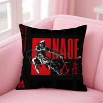 Assassins Creed Sshadowss Cushion Cover Comfortable Reversible Pillow Cover Ideal For Car Sofa Bedroom & Beyond Peach skin 18*18(CM)-1Pcs