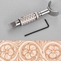 Rotary Leather Crafts Carving Blade Tools Leathercraft Swivel Knife