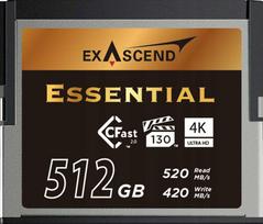 „Exascend“ kortelė „Exascend Essential CFast 2.0 512GB“ atminties kortelė