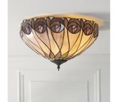 Endon 112188 - Lubinis šviestuvas Tiffany HUTCHINSON 2xE27/60W/230V Ø 40 cm
