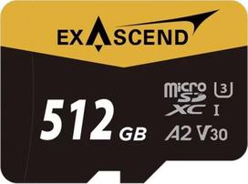 Atminties kortelė „ExAscend“ 512GB „Micro SDXC Catalyst UHS-I A2 V30 U3“ kortelė
