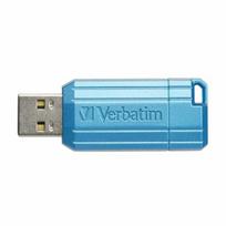 „Verbatim“ USB atmintinė, USB 2.0, 128GB, Store,N,Go PinStripe, mėlyna, 49461, skirta duomenų archyvavimui