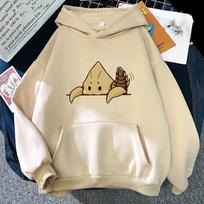 Cartoon Print Dota 2 Hoodies for Autumn/Winter Harajuku Kawaii Sweatshirt Long-sleeved Fleece Clothing Unisex Comfortable Hoody XS