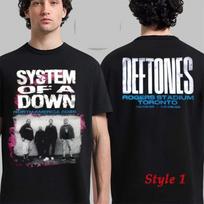 System Of A Down X Defton Toronto Canada T Shirt Full Size S-5XL Unisex T-Shirt XXL