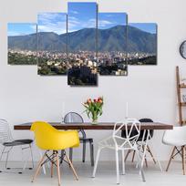5 Panels Canvas Wall Art Avila Caracas Mountain Landscape Nuture Picture Print Living Room Bedroom Wallpaper Home Decor Artwork 20x35 20x45 20x55cm