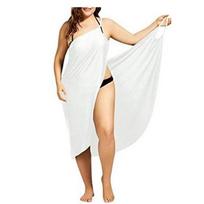 Women's Dress Strap Beach Skirt Veil Covered Warp Paleo Backless Crossover Swimsuit Women's 2K Tank Top Women Clothing XS balta