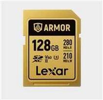 Atminties kortelė Lexar 128GB SDXC ARMOR Gold UHS-II U3, nerūdijančio plieno, IP68 (280/210MB/s)