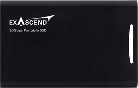 Kietasis diskas ExAscend išorinis SSD diskas Exascend Element nešiojamasis 4TB juodas SSD diskas