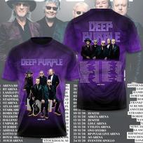 Deep Purple Turas 2026 3D Marškinėliai Turų Datos Visas Dydis Iki 6XL PP2694 XXL
