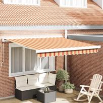 Ištraukiama markizė Geltona ir Oranžinė 300 x 250 cm