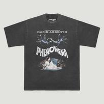 Phenomena marškinėliai, Dario Argento siaubo filmų marškinėliai, 80-ųjų itališko Giallo filmo marškinėliai su grafika, Retro kultinis siaubo unisex vintažinio stiliaus marškinėliai M