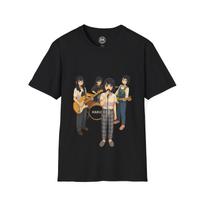 HAKU Band Anime T-Shirt: Unisex Manga Graphic Tee 2XL